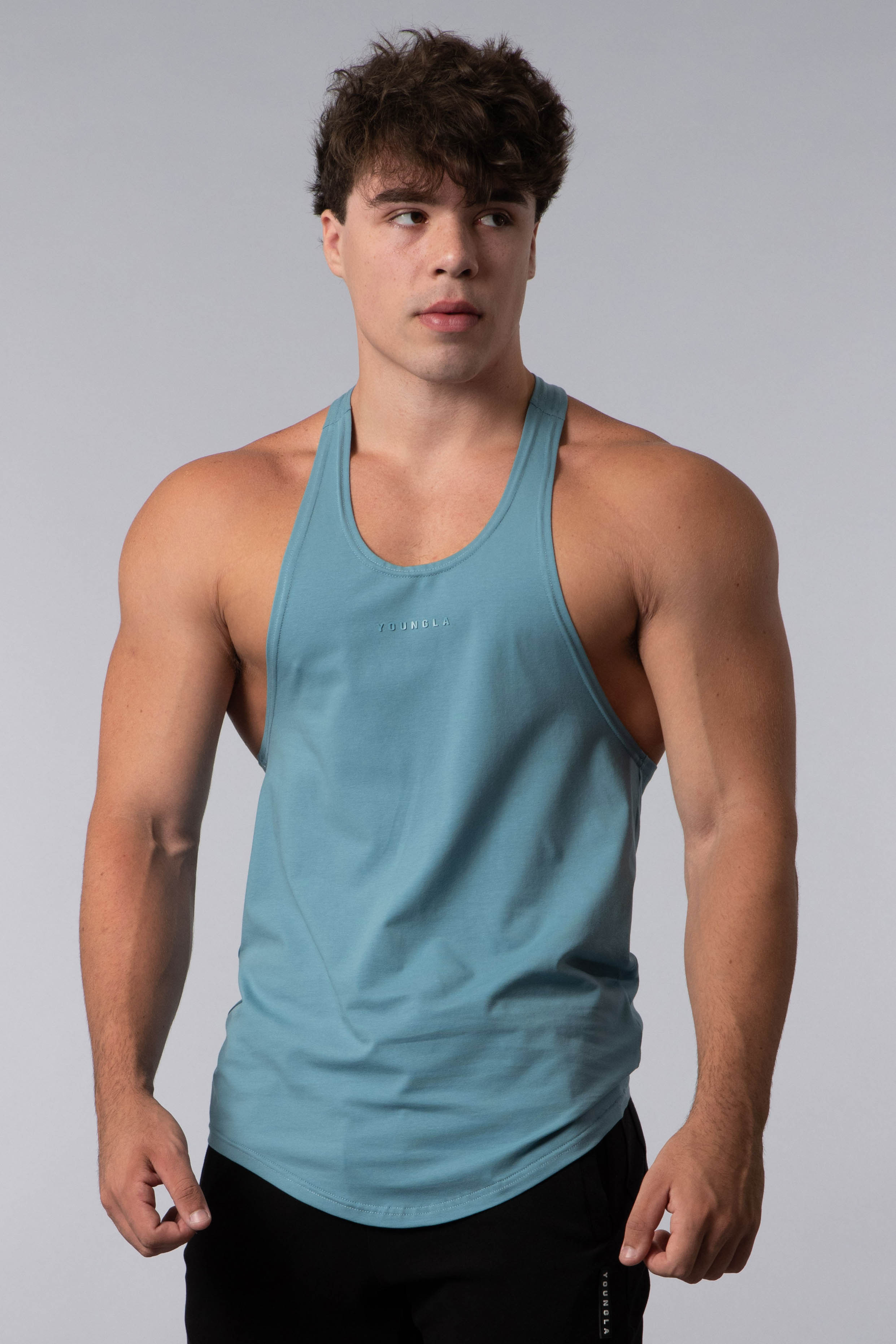 YoungLa Tank Top Mens Size Small Blue
