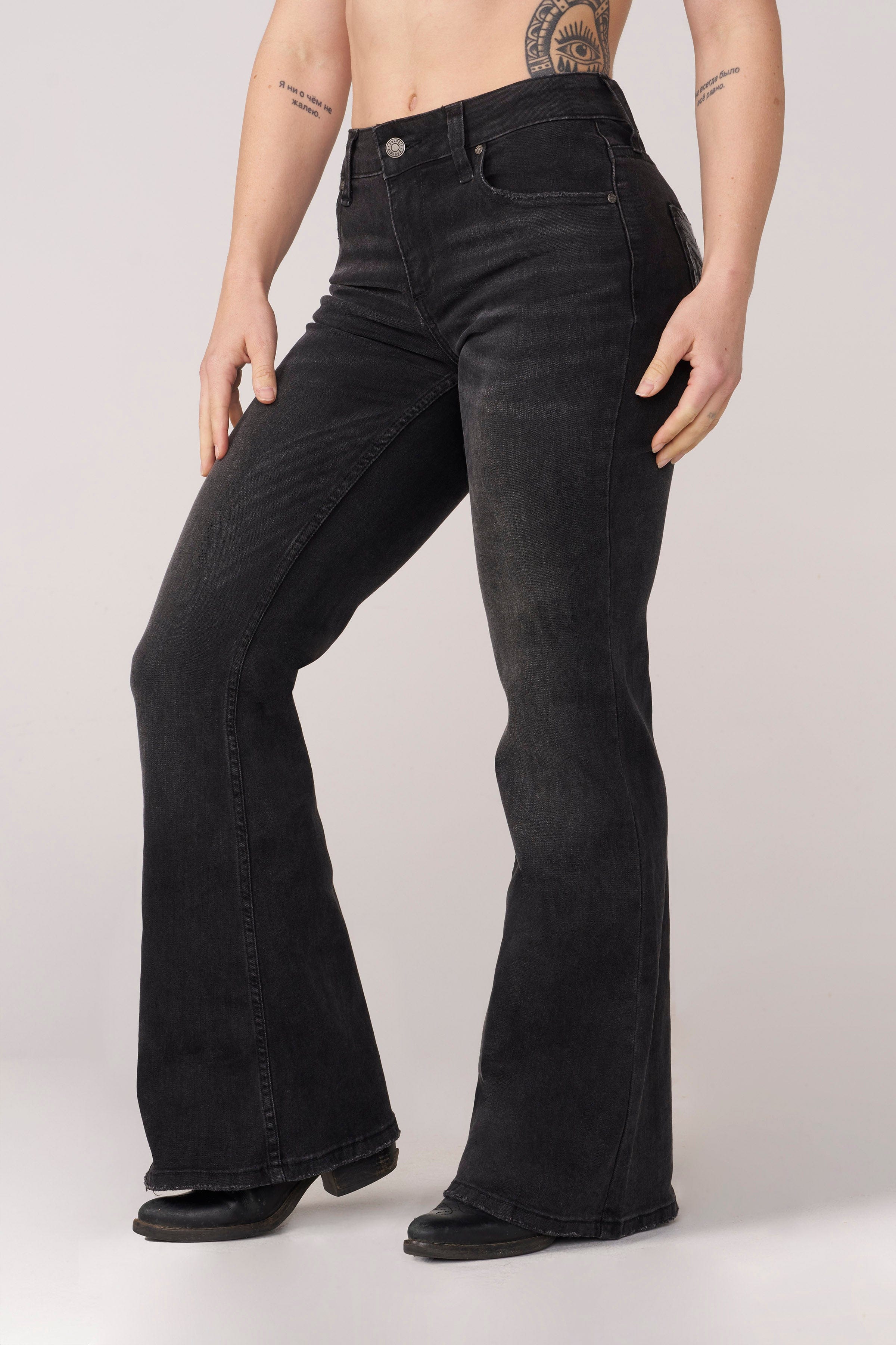 W258 Winged Flare Jeans