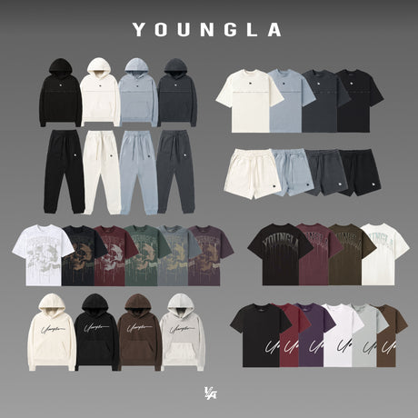 YoungLA Mens Minimalist Fitted T-Shirts