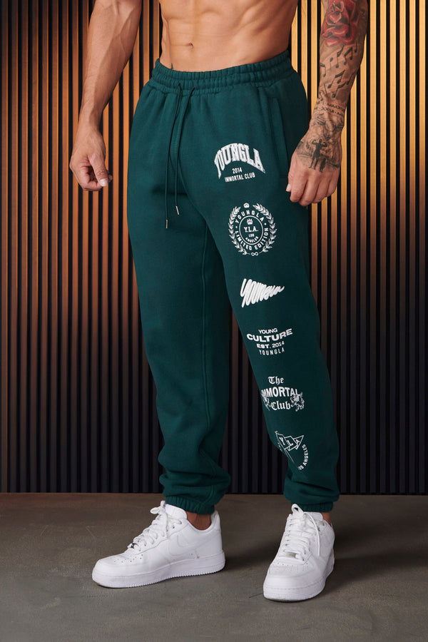 Straight Men's Sweatpants Flated Young La Jogger New Items In