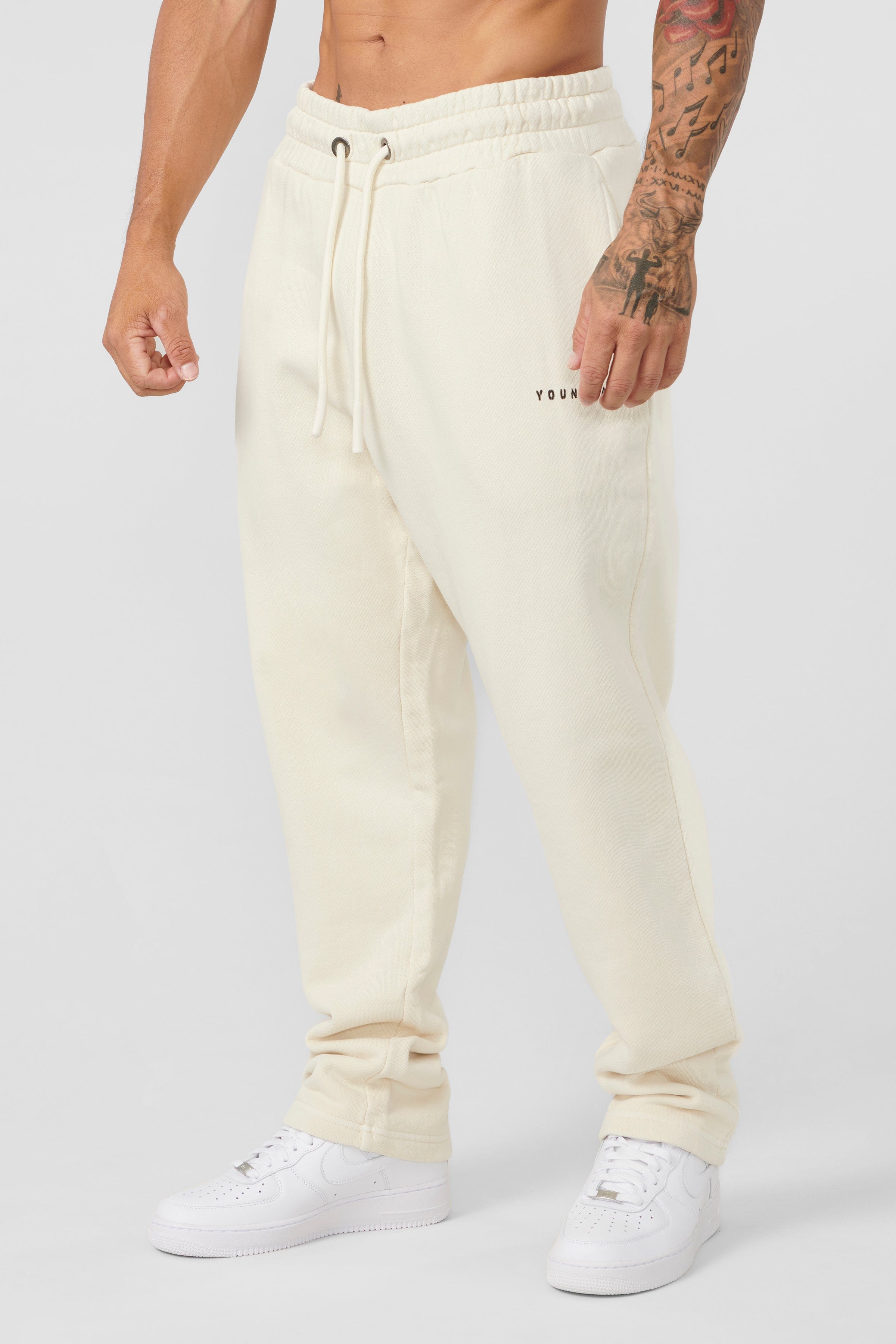 261 Old School No Cuff Joggers – YoungLA