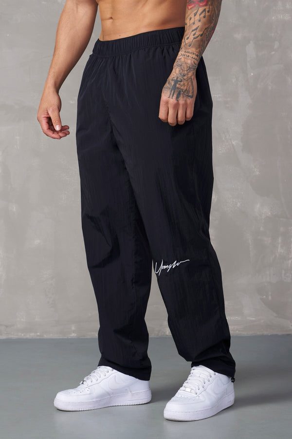 OTOMIX Gym Bodybuilding Workout pants SOLID BLACK Baggy Oldschool FREE  SHIPPING