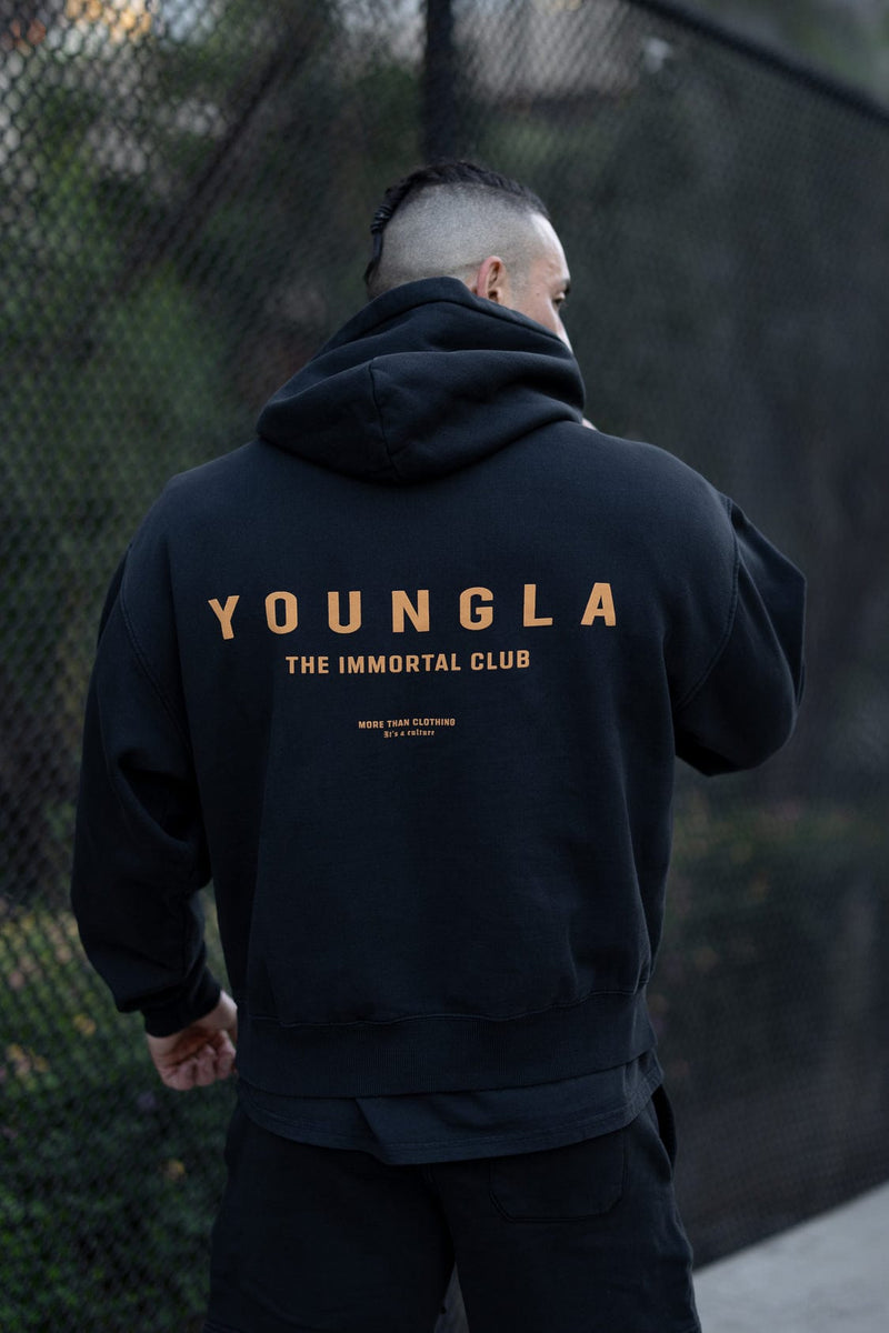 Rockin the 233 IMMORTAL JOGGERS from @youngla Hoodie from