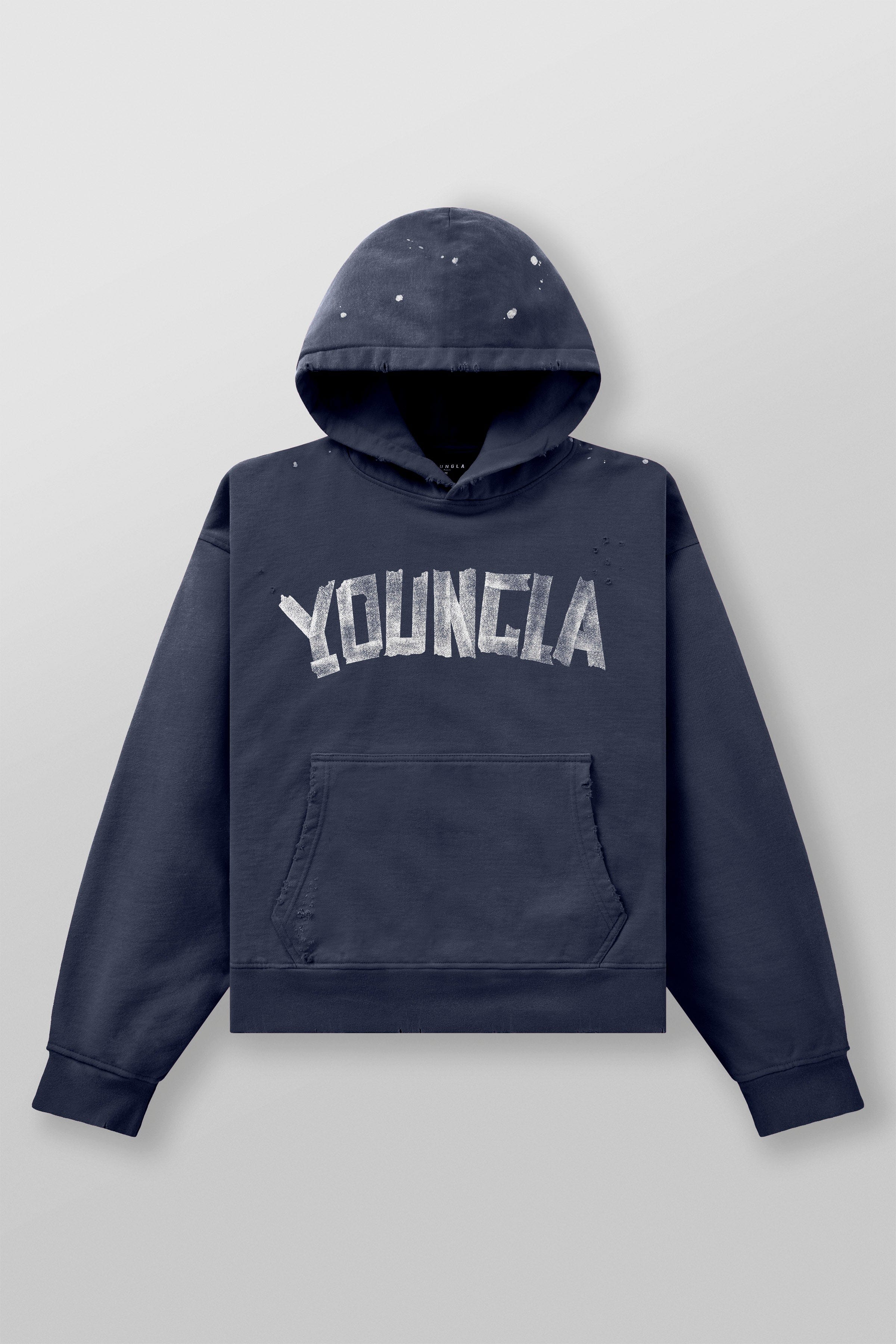 Top YOUNGLA 548 DREAMER HOODIE BLACK