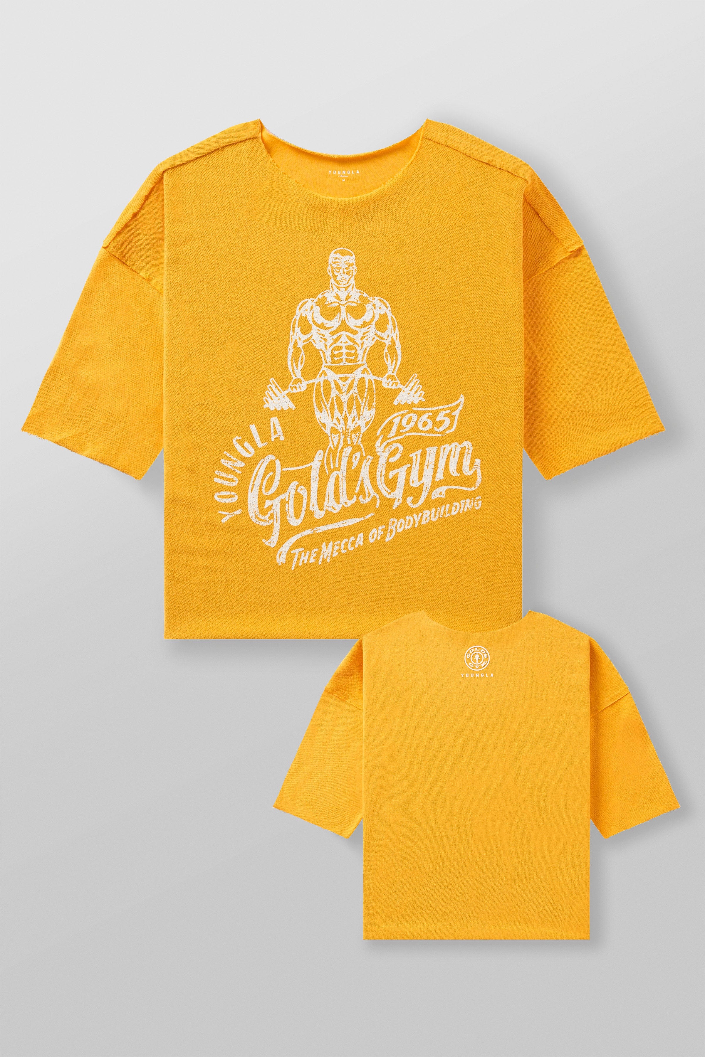 5021 - Gold's Gym Wide Neck Terry Tee