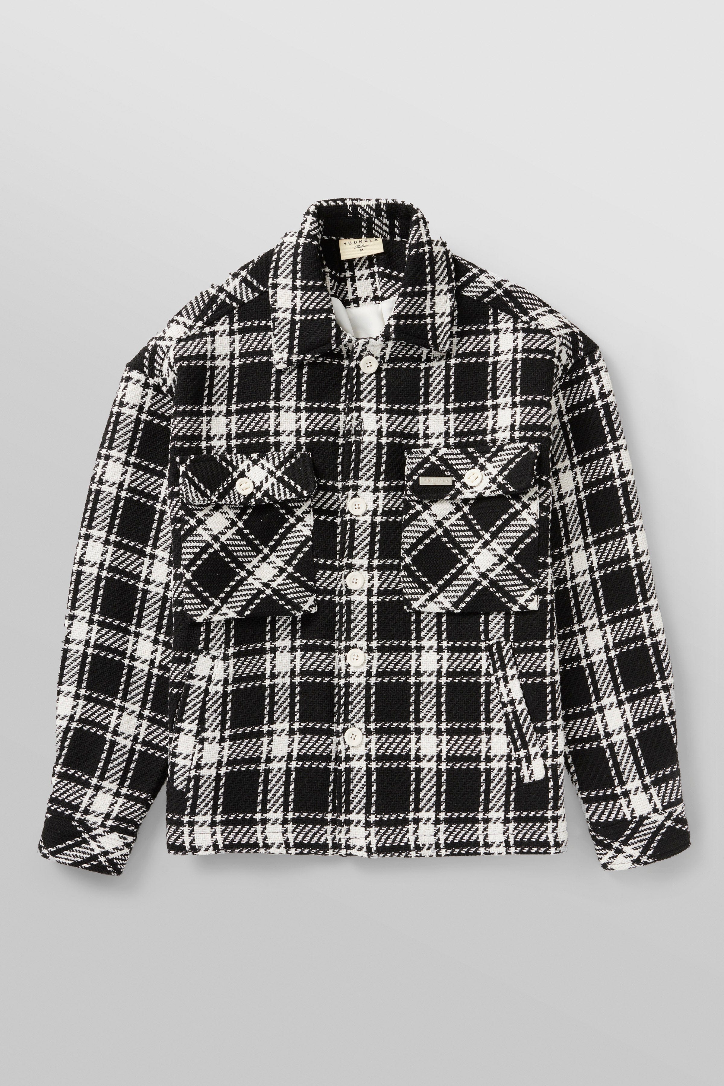 YOUNGLA FLANNEL shops JACKET