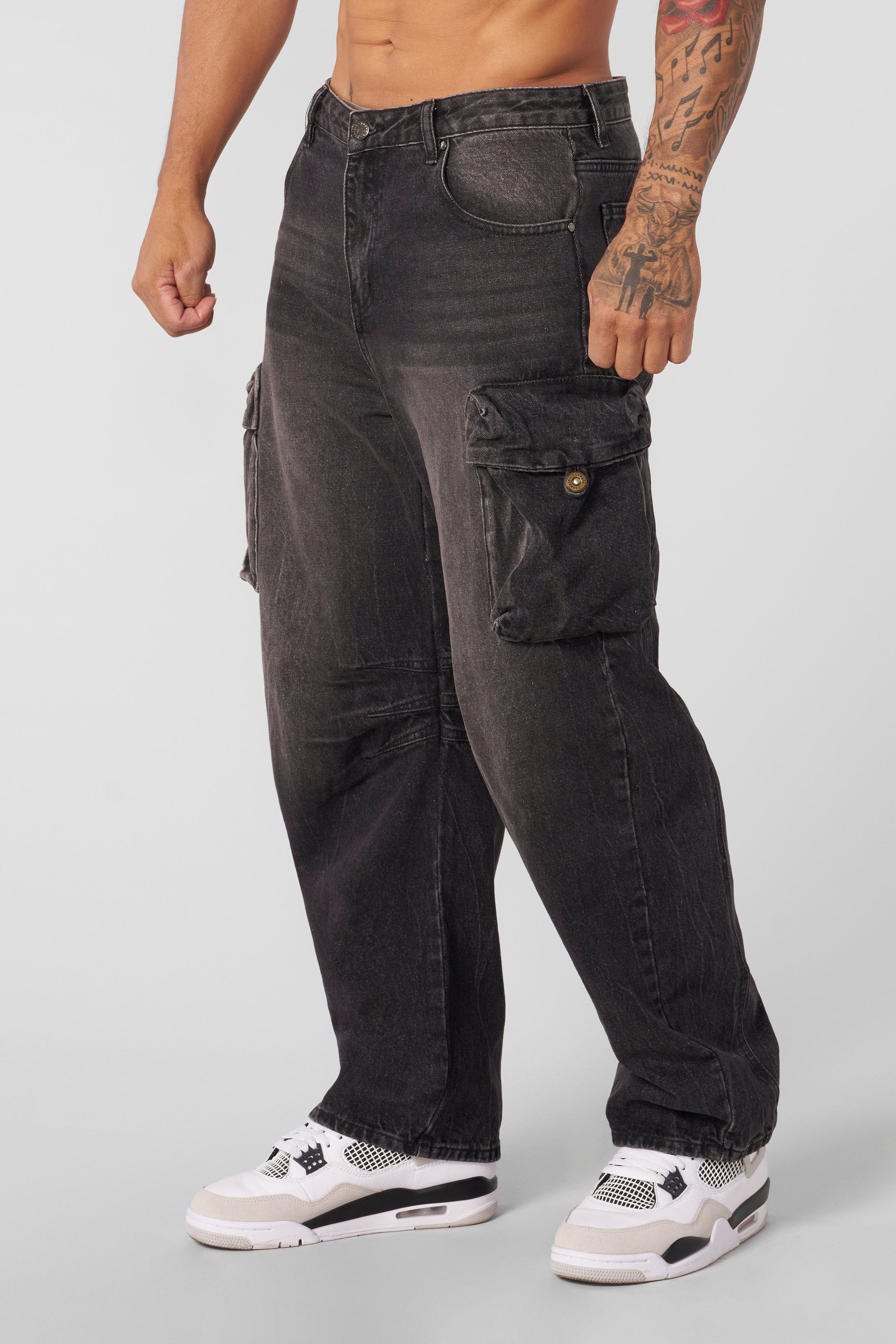 Jet lag cargo fashion pants