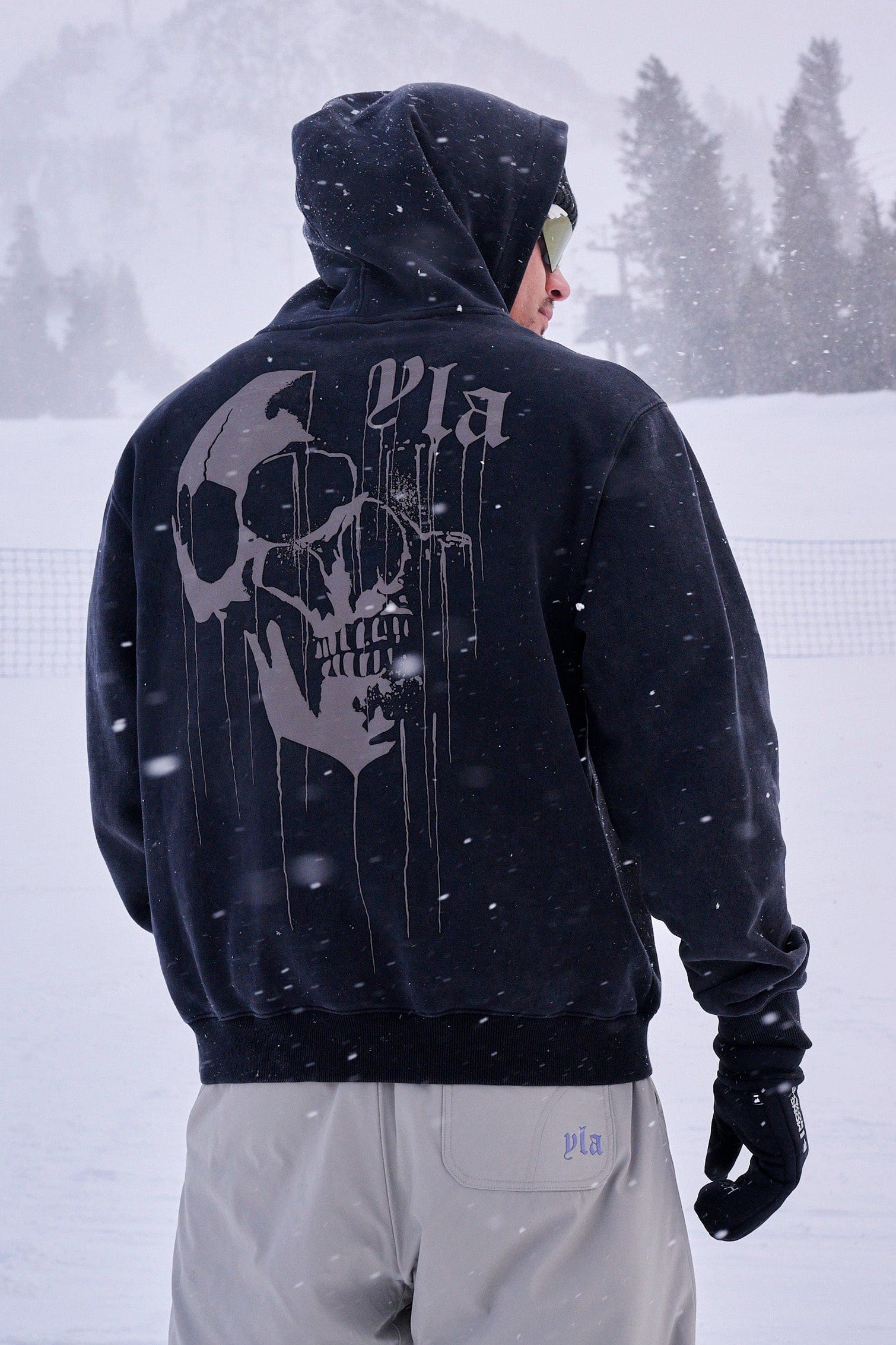 551 - Drippy Skull Hoodie