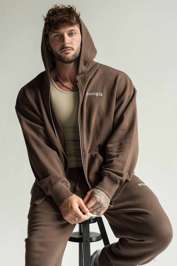 YoungLA Men's Casual Oversized Cotton Hoodie, Hooded Pullover Athletic  Sweatshirt Workout, Relaxed Fit, 512 Sand S(YoungLA Men's Casual  Oversized Cotton Hoodie, Hooded Pullover Athletic Sweatshirt Workout