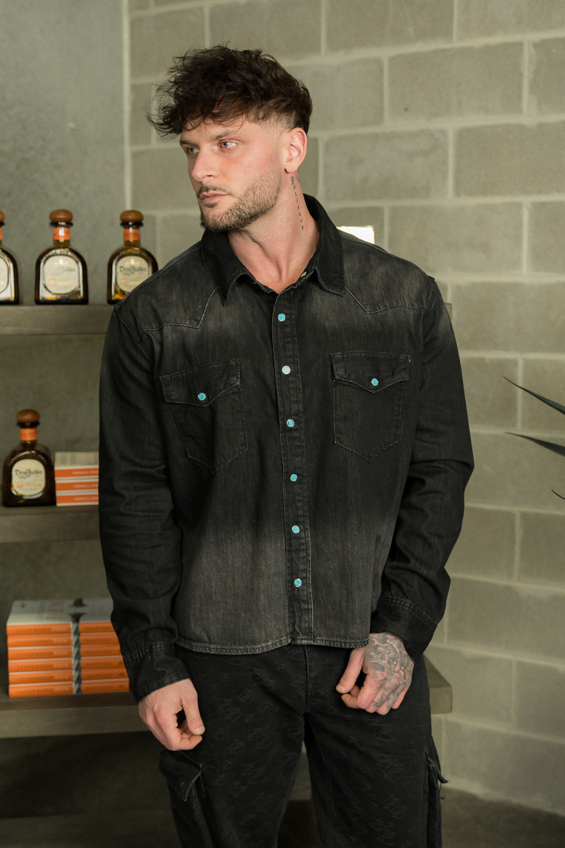 8011 - Western Denim Shirts