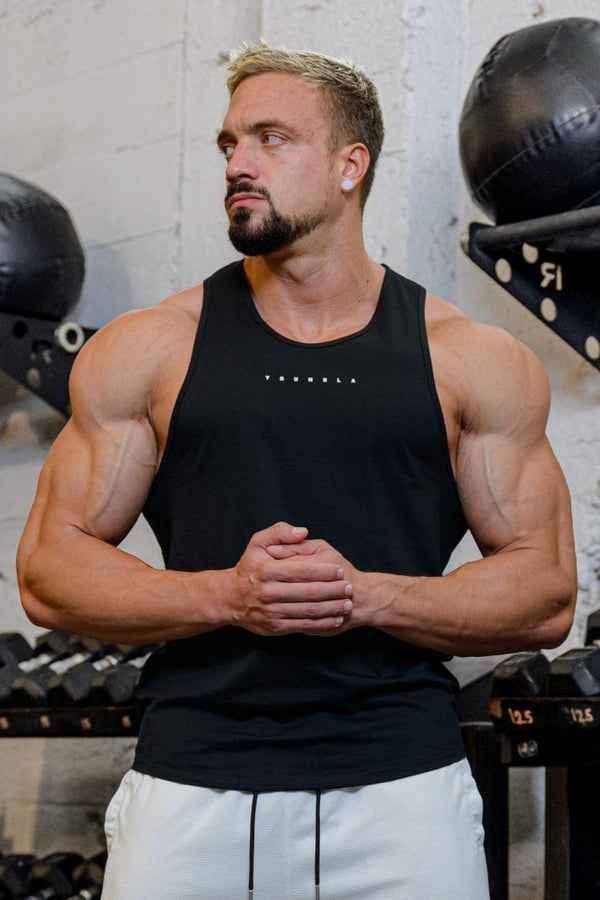 YoungLA Tank Tops Men Workout Muscle Shirts Gym Bodybuilding 314 - brown -  S : : Fashion