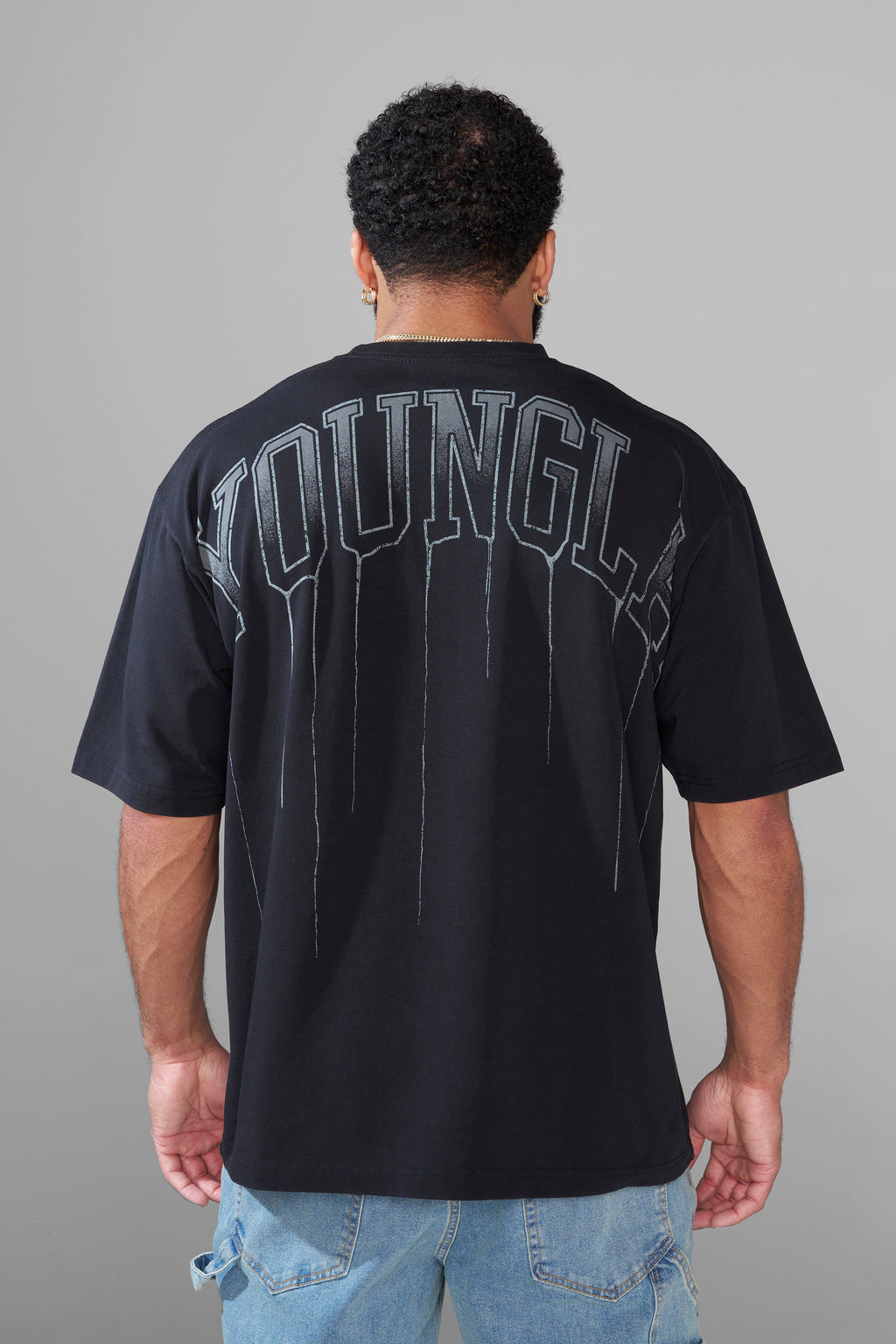 YoungLA black oversized shirt size XXL