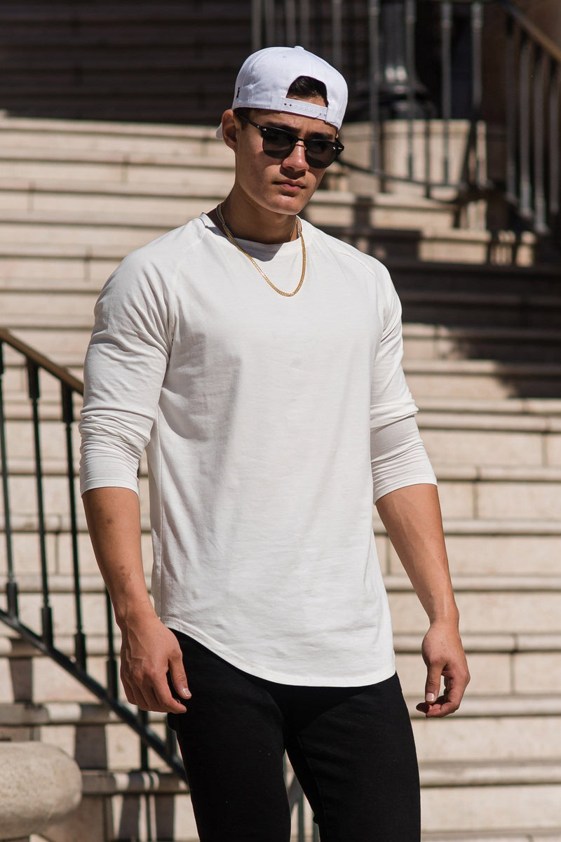 Youngla Compression Shirt Men's Size XL Gray Long Sleeve 100%. Cotton