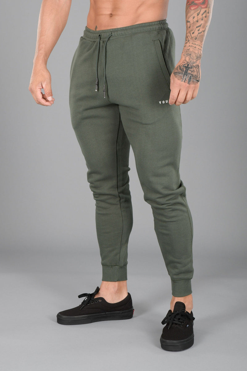YoungLA Skinny Mens Joggers, Tapered Gym Pants