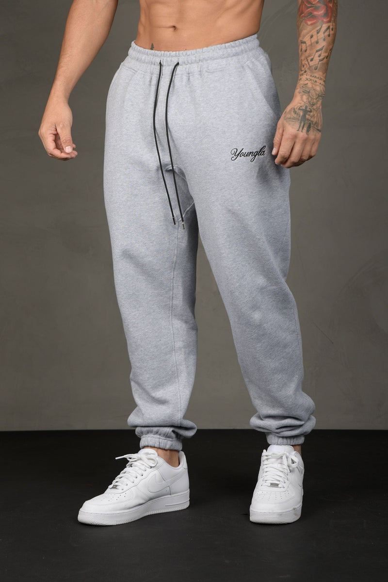 Youngland Gray Sweat Pants for Men