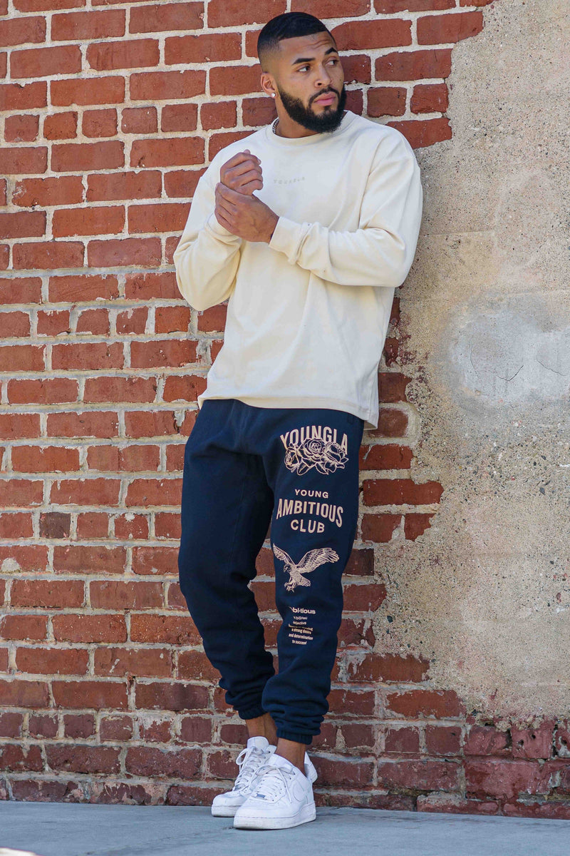 YoungLA Tear Away Joggers And 455 Reverse Immortal Tee Set For $45