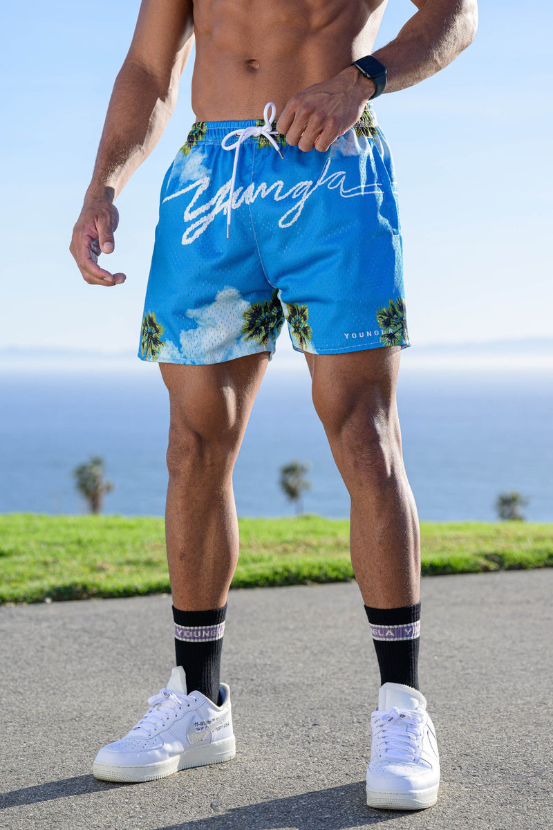 YoungLA - 141 THE BLOCK PARTY SHORTS
