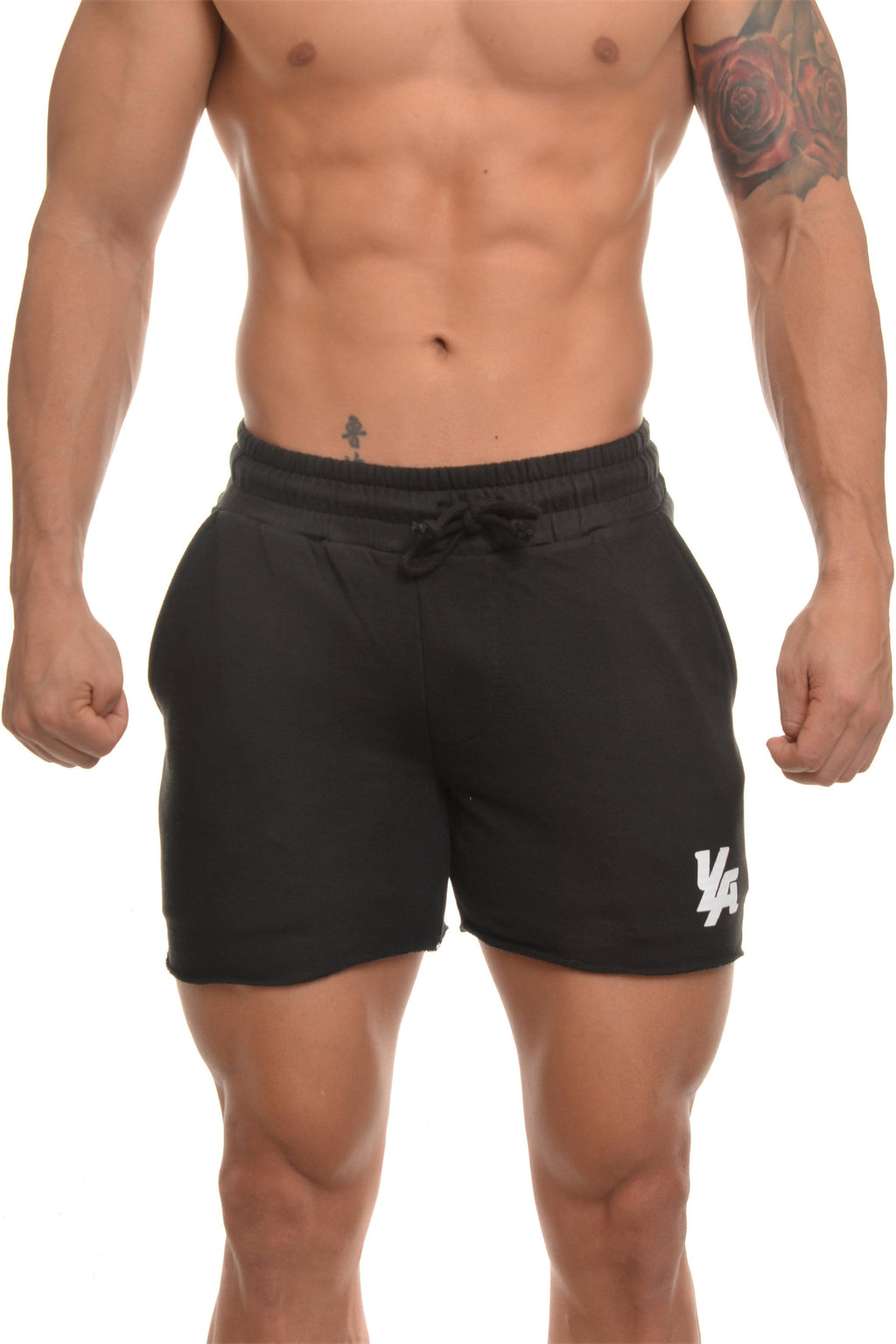  Men's Fitted Shorts Bodybuilding Workout Gym Running